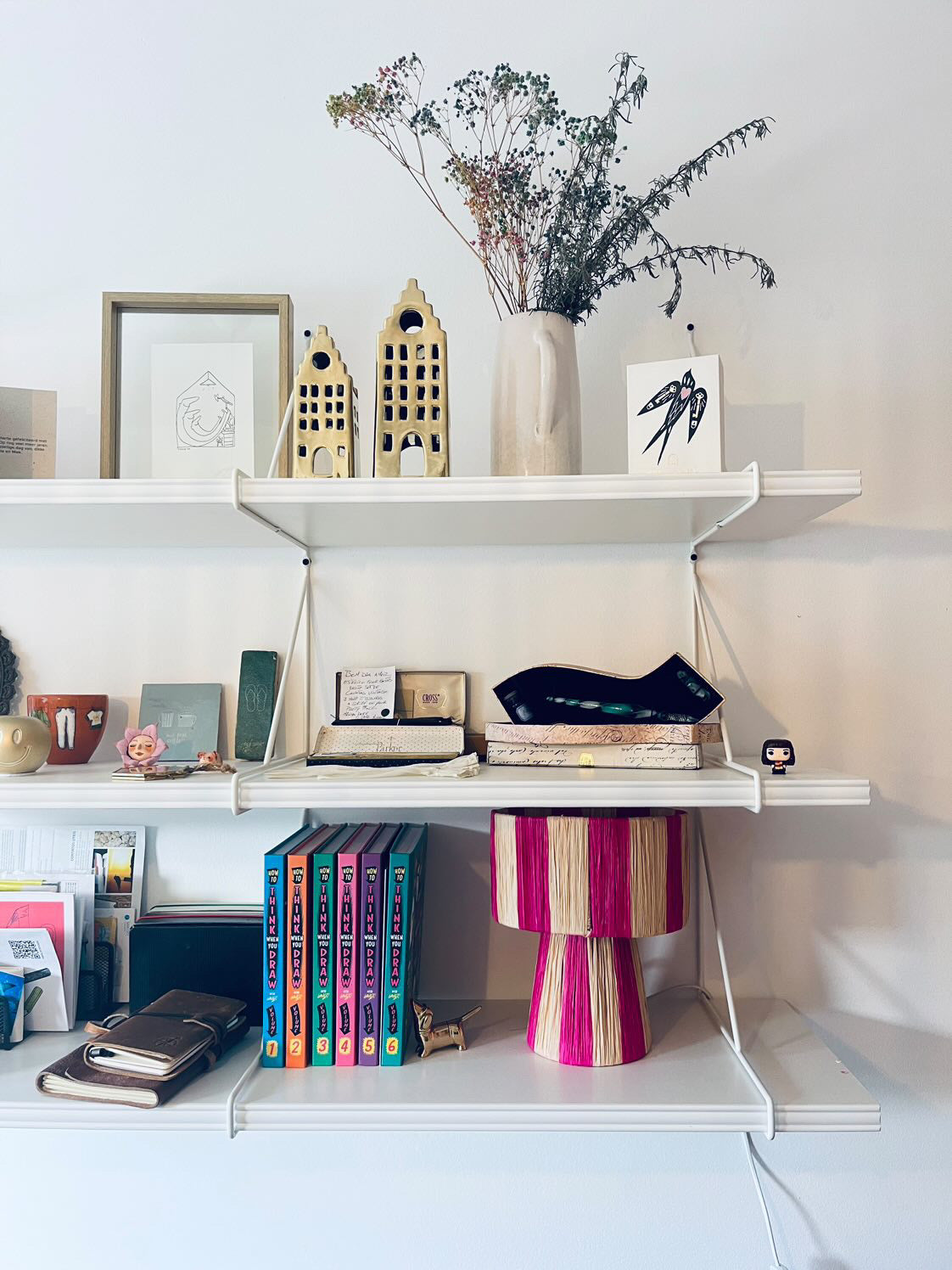 Candeeiro de Mesa Balibo Rosa