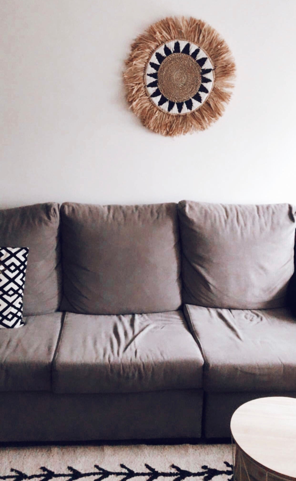 Round Wall Decor Panama Sun