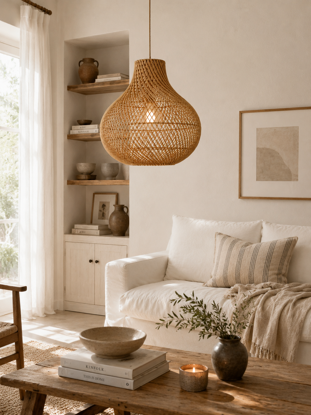 Bazartete Rattan Lampshade