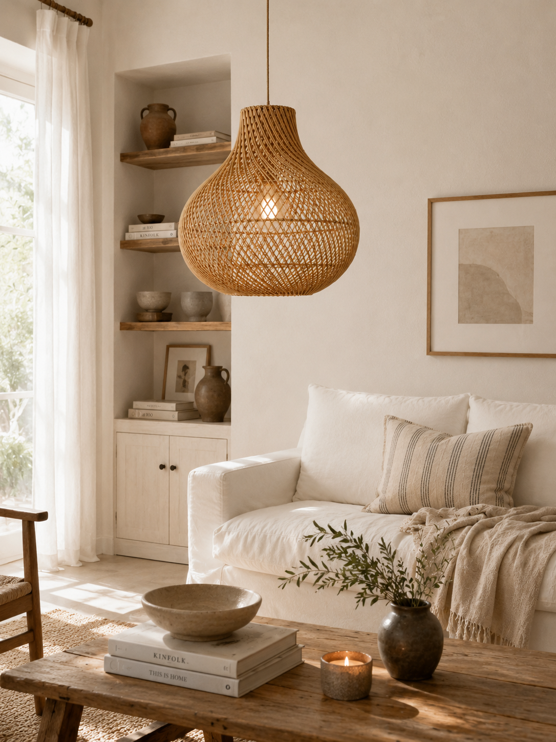 Bazartete Rattan Lampshade