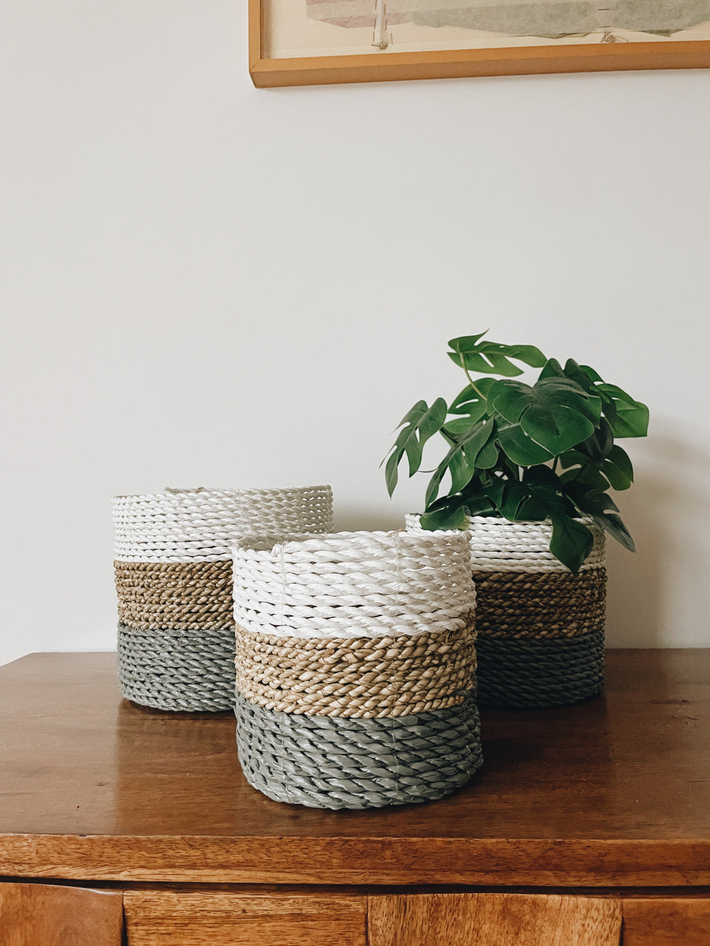 Asmara Grey Basket