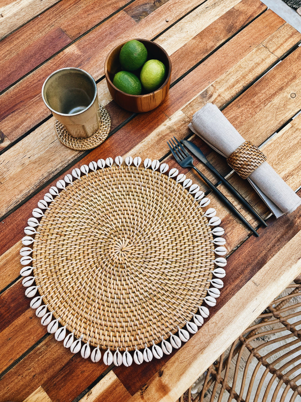 Lombok Rattan Napkin Ring