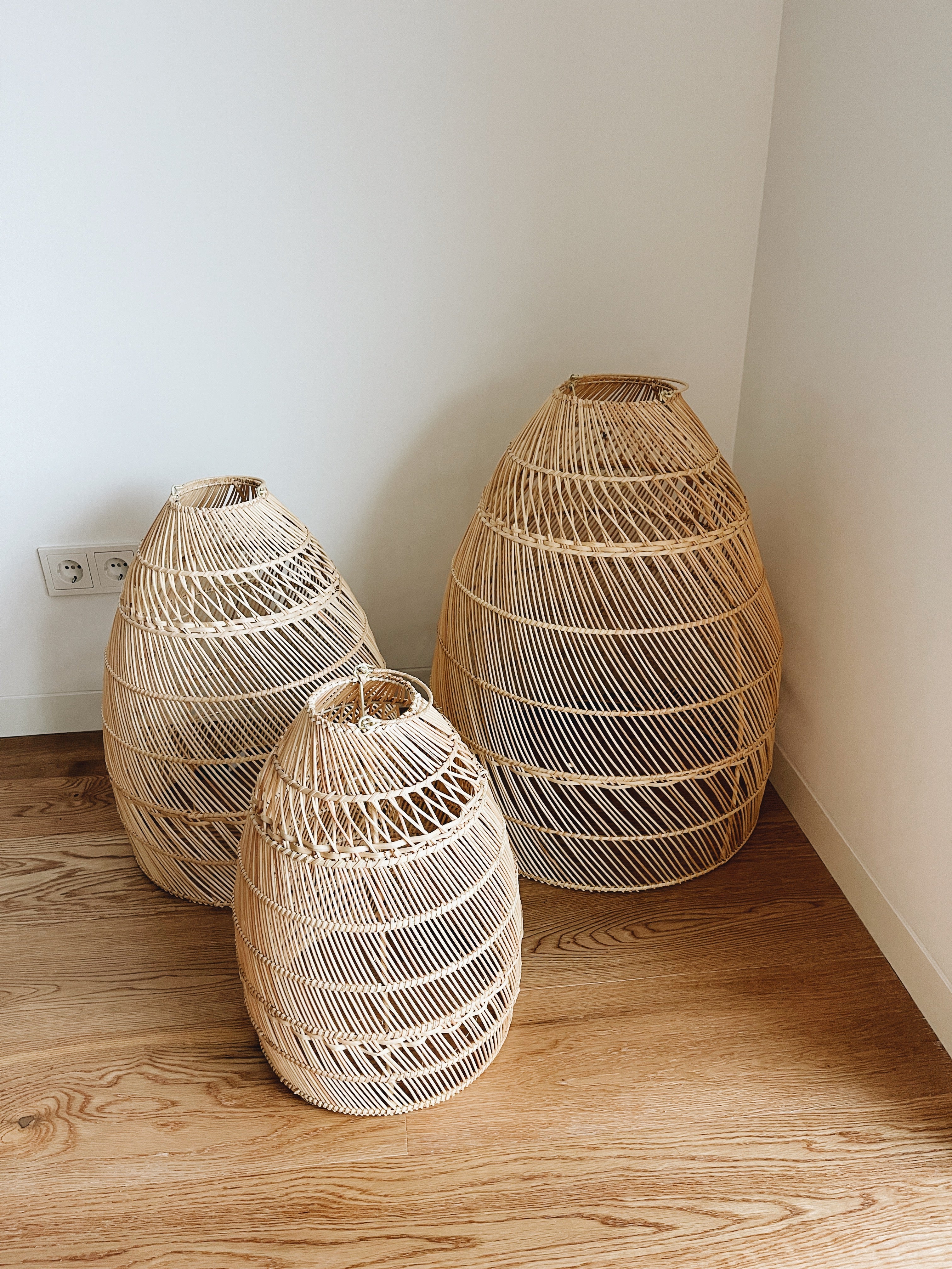 Abajur em Rattan Beloi