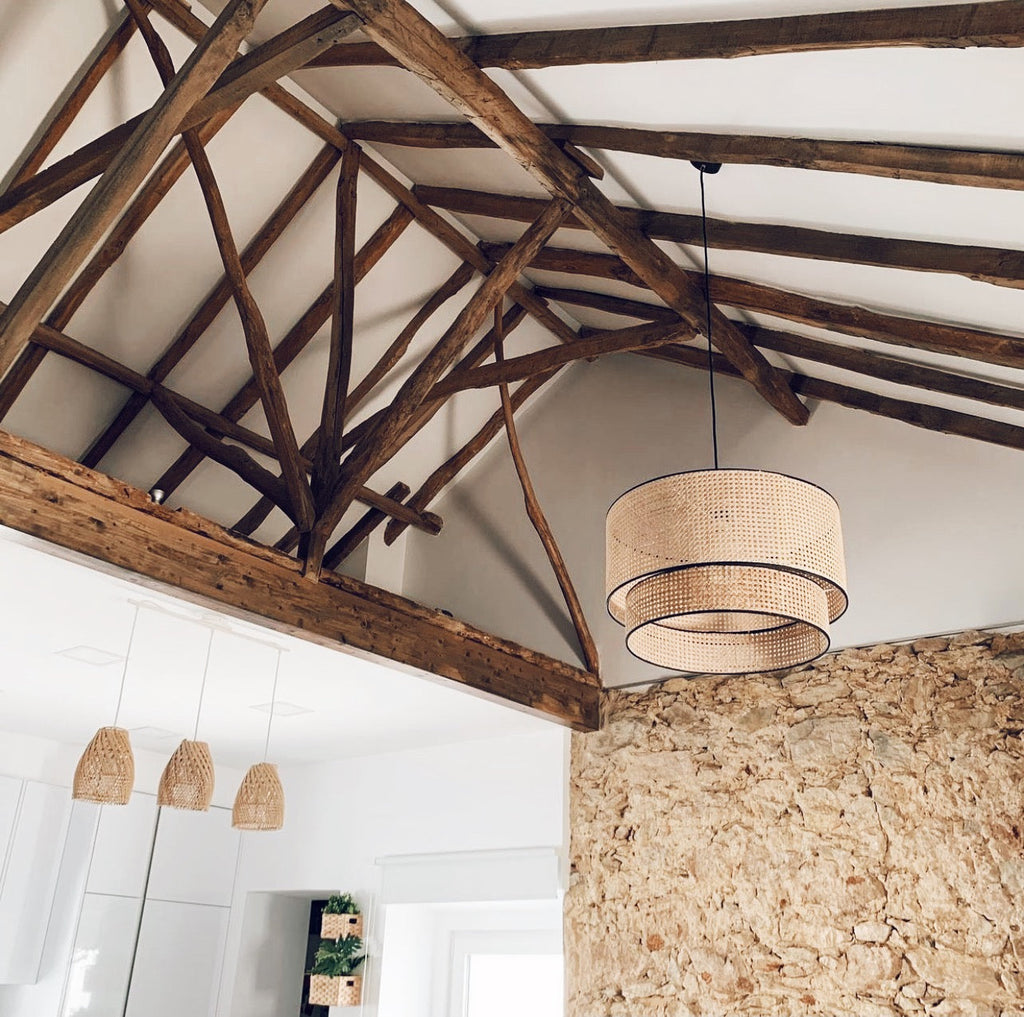 Ayana Cross Rattan Lampshade