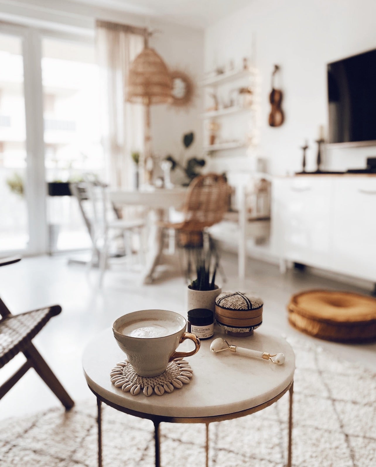 Caixa de Missangas Redonda Melasti - Sand Beach