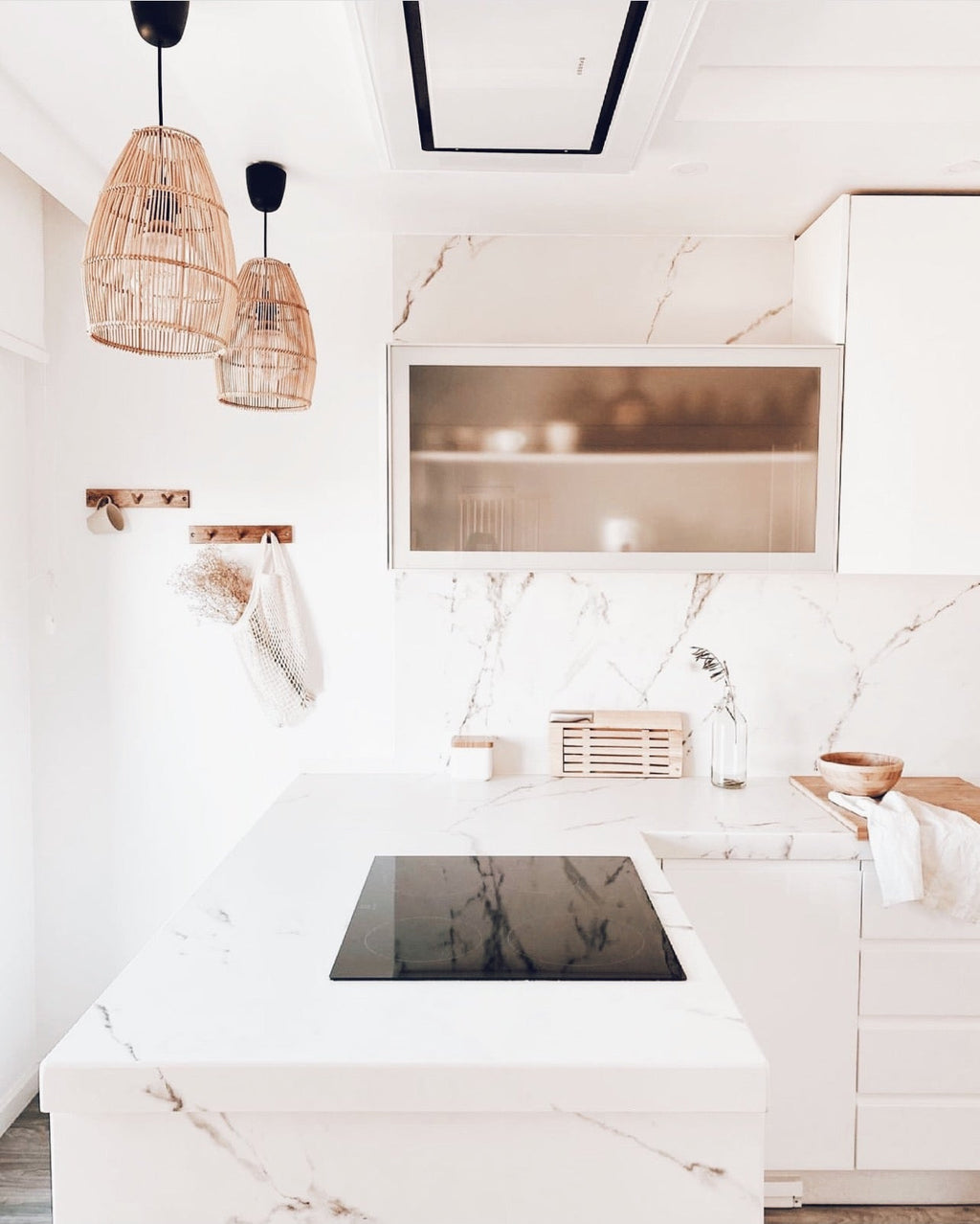 Abajur em Rattan Ayana