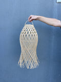 Abajur em Rattan Wingtail