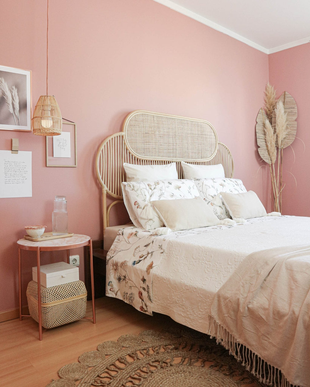 Abajur em Rattan Ayana