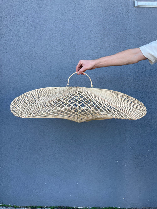 Laclo Disc Crooked Rattan Lampshade