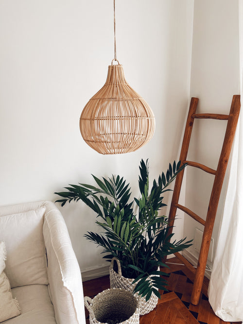 Mandala Rattan Lampshade
