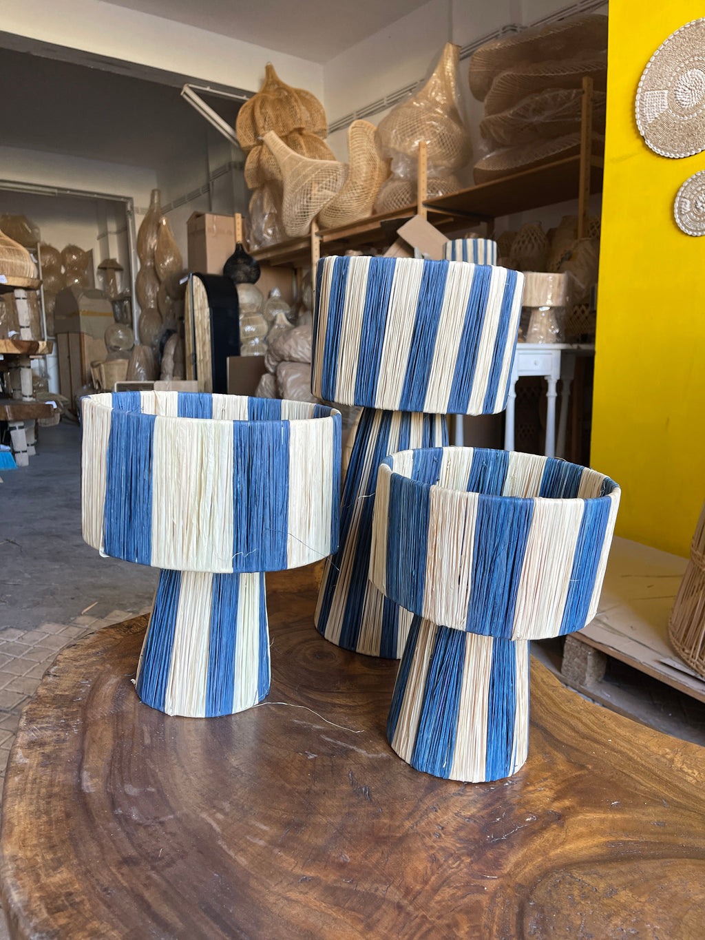 Balibo Blue Table Lamp