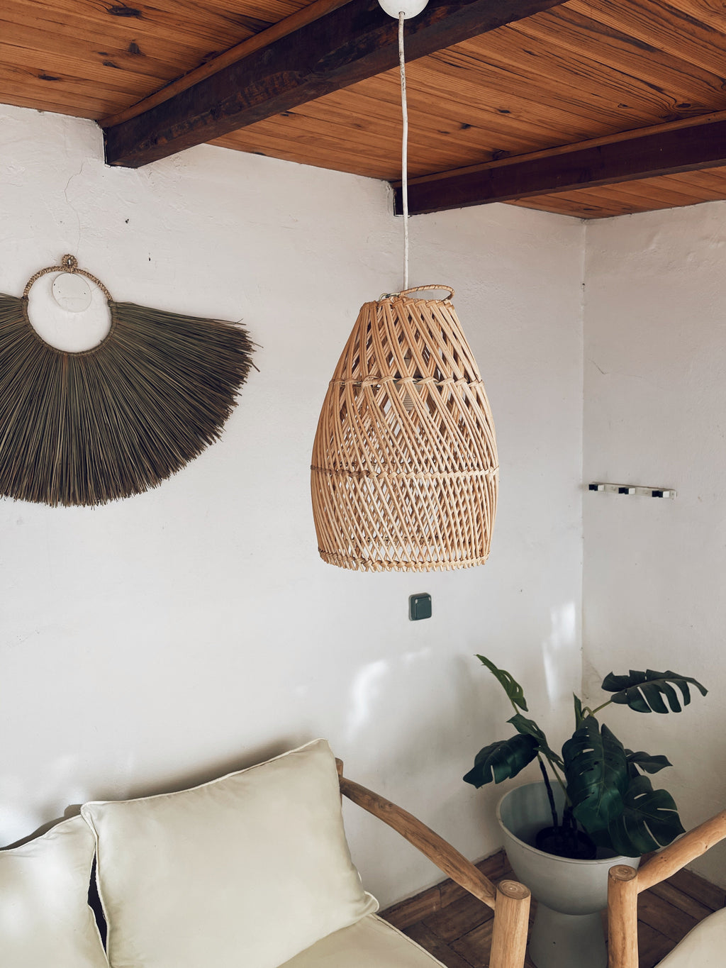 Ayana Cross Rattan Lampshade