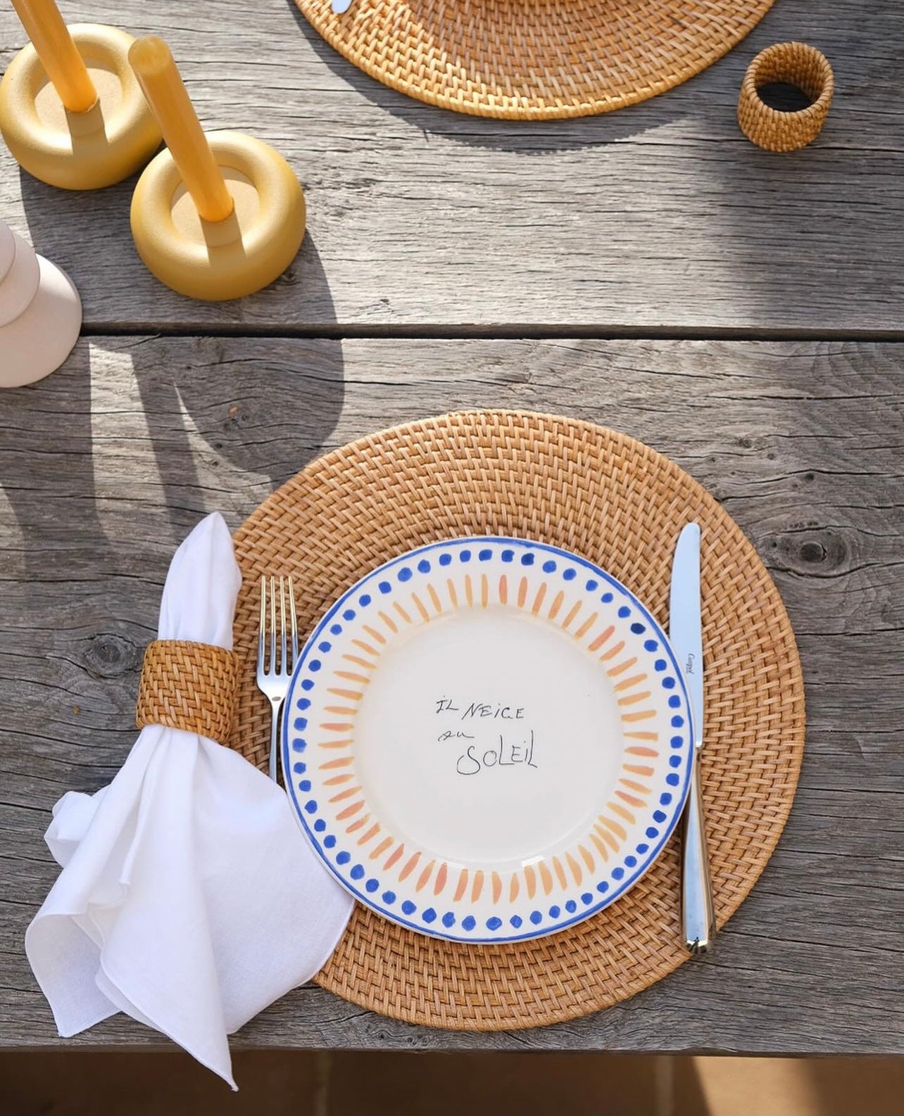 Lombok Rattan Napkin Ring