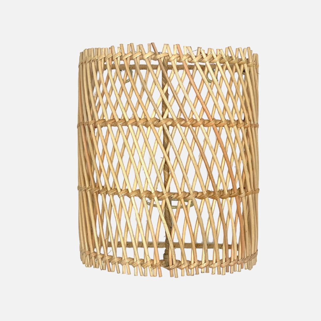 Mehara Cross Rattan Wall Sconce