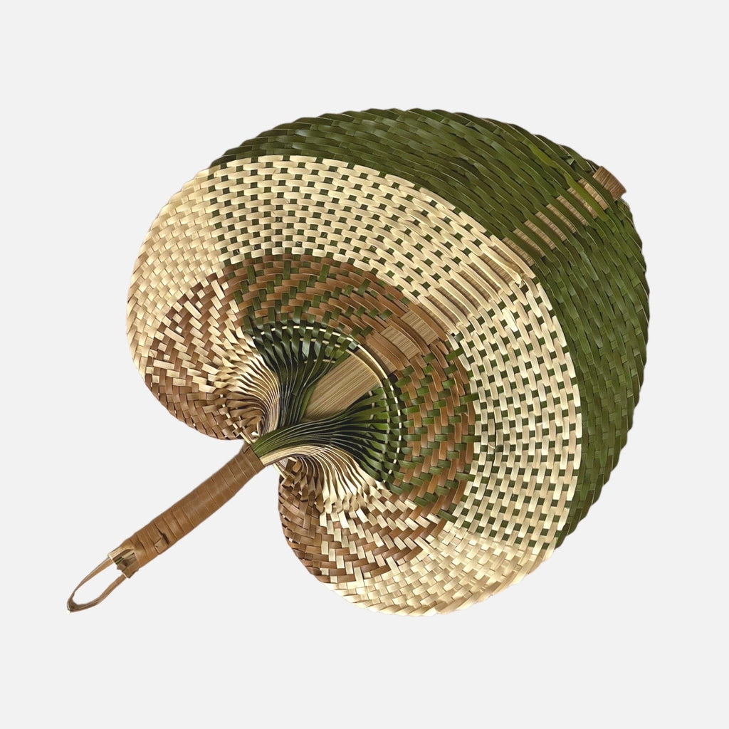 Green Tricolor Natural Fan