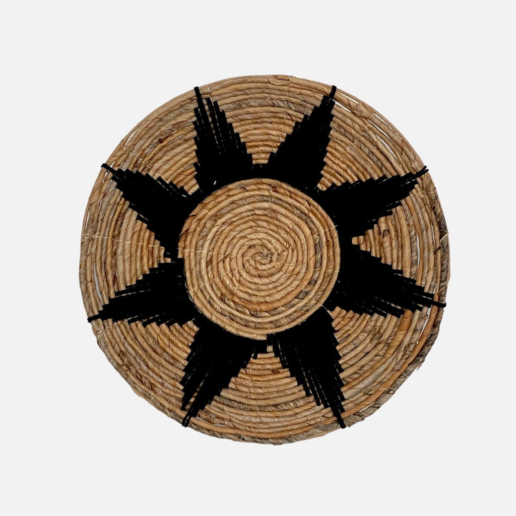 Pandawa Black Sun Wall Plate
