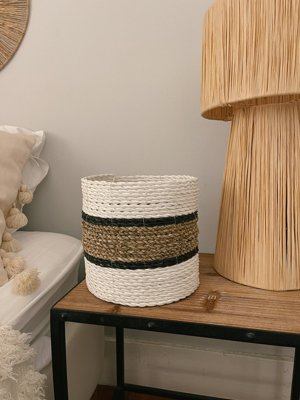 Asmara White Basket