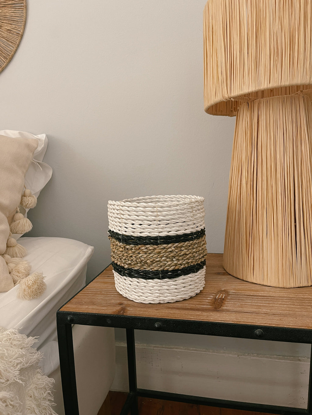 Asmara White Basket