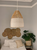 Sari Rattan Lampshade - White