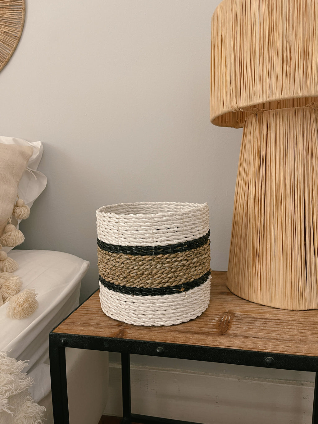 Asmara White Basket