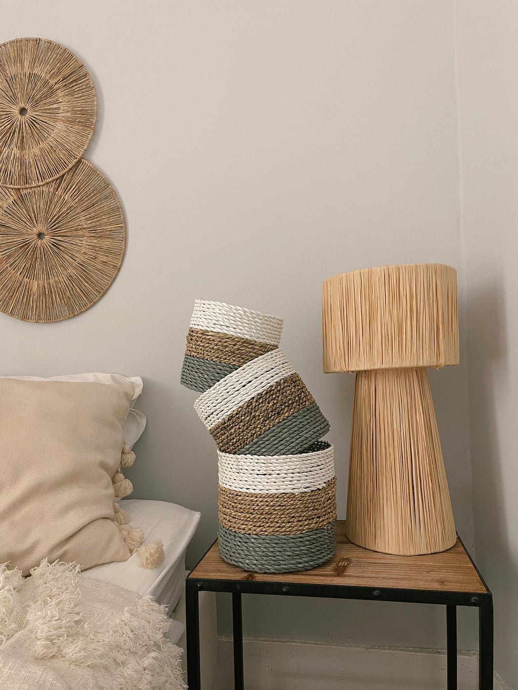 Asmara Grey Basket