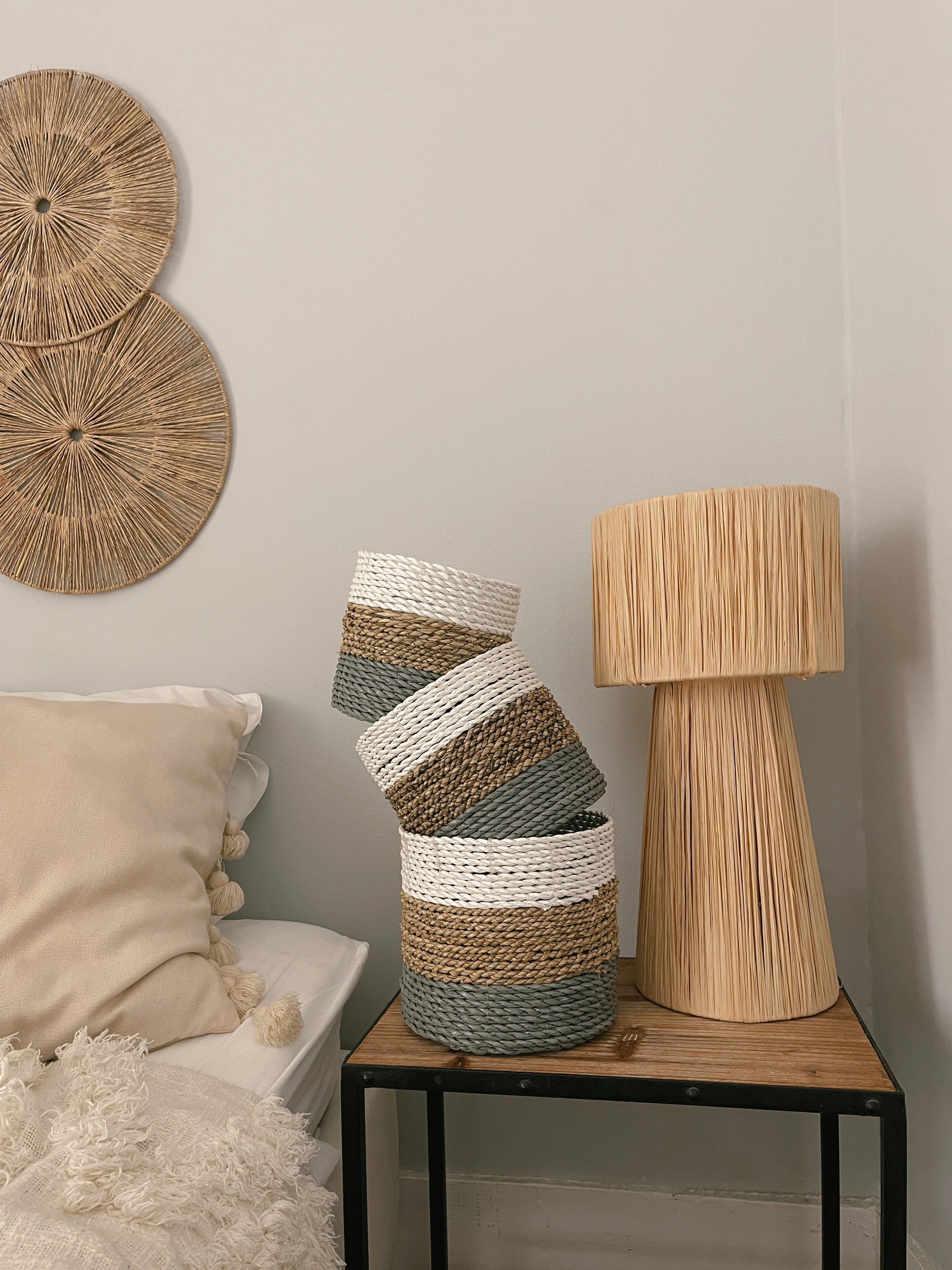 Cesto Asmara Cinzento