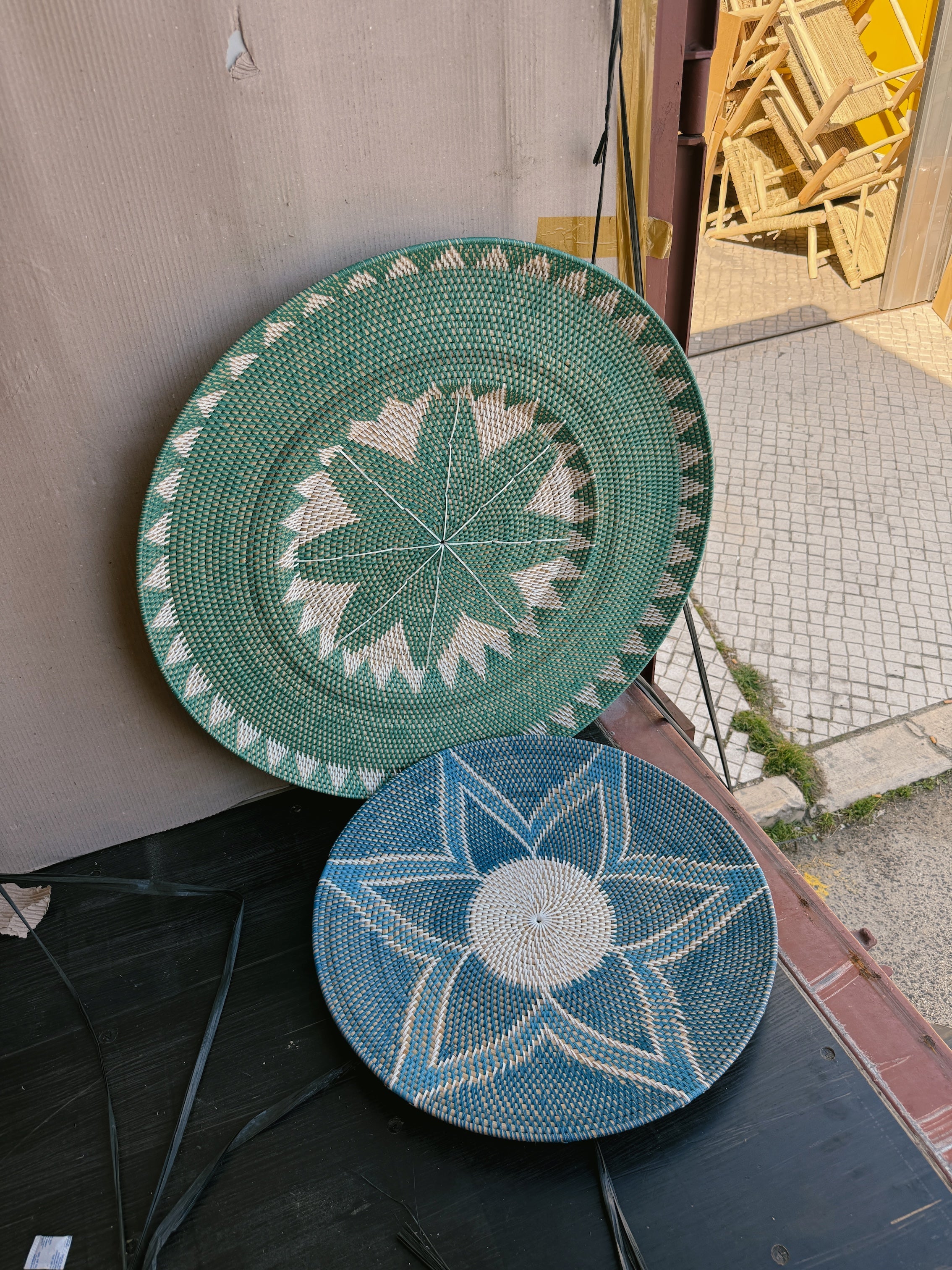 Prato de Parede Lombok Verde Menta