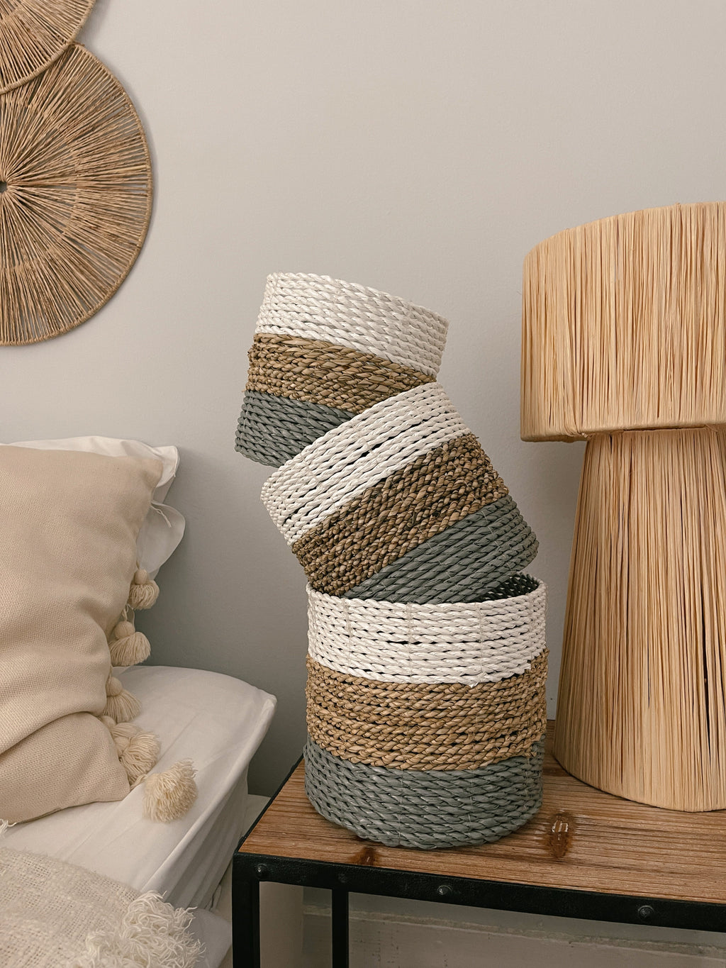Asmara Grey Basket