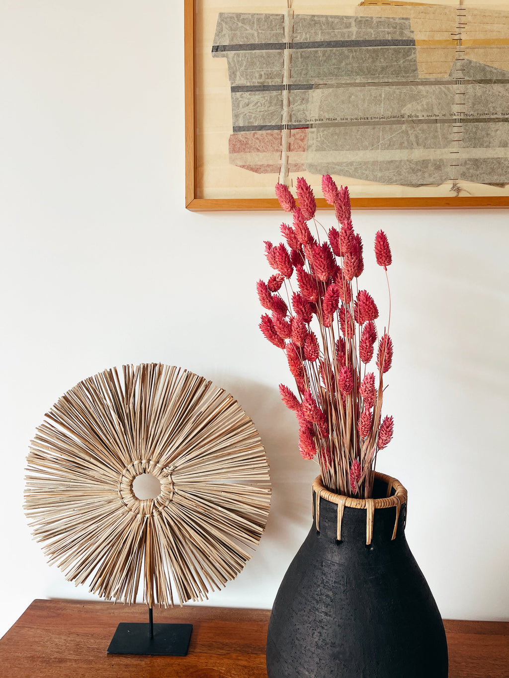 Dried Flowers Pink Phalaris