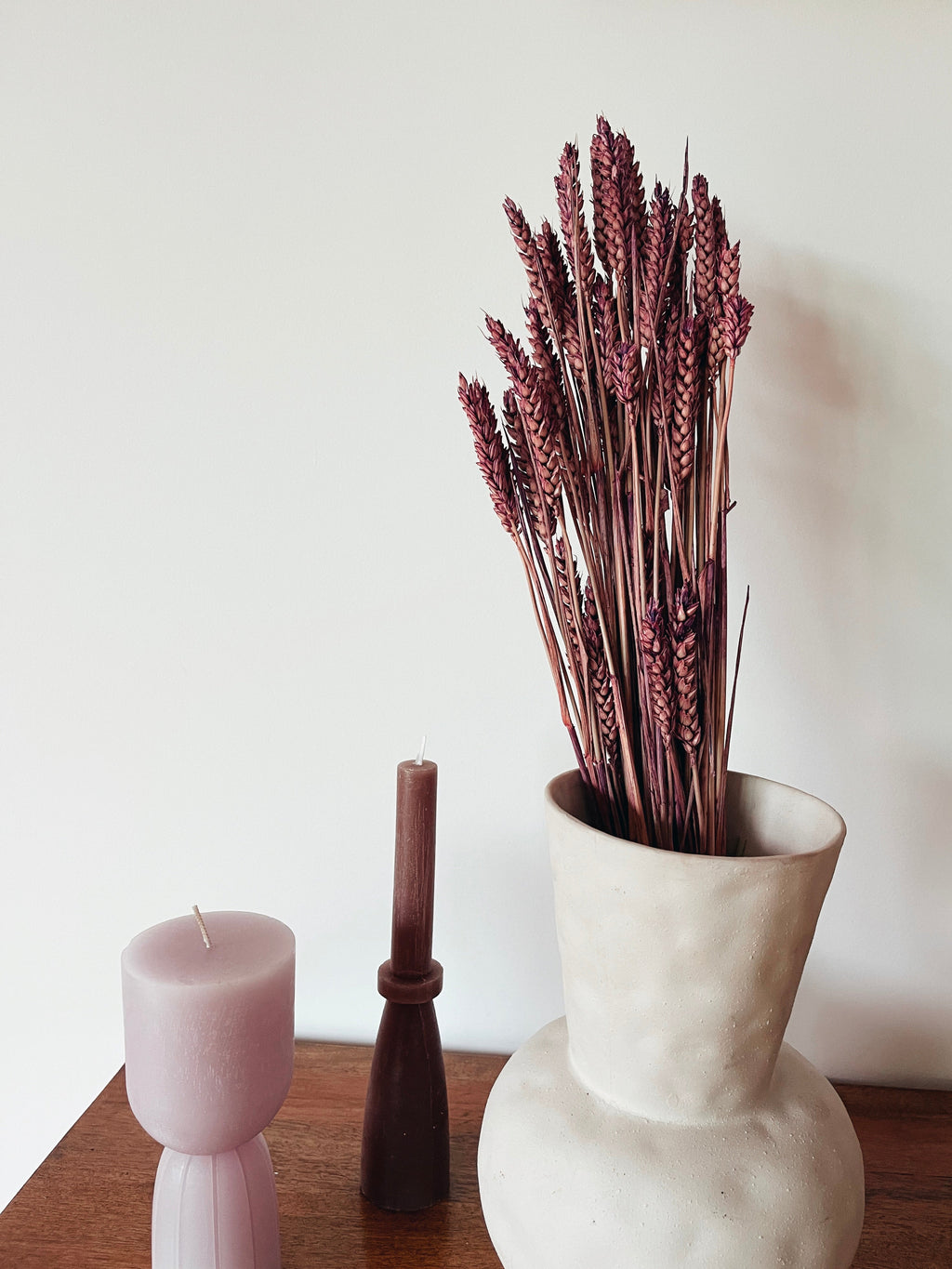 Dried Flowers Purple Wheat