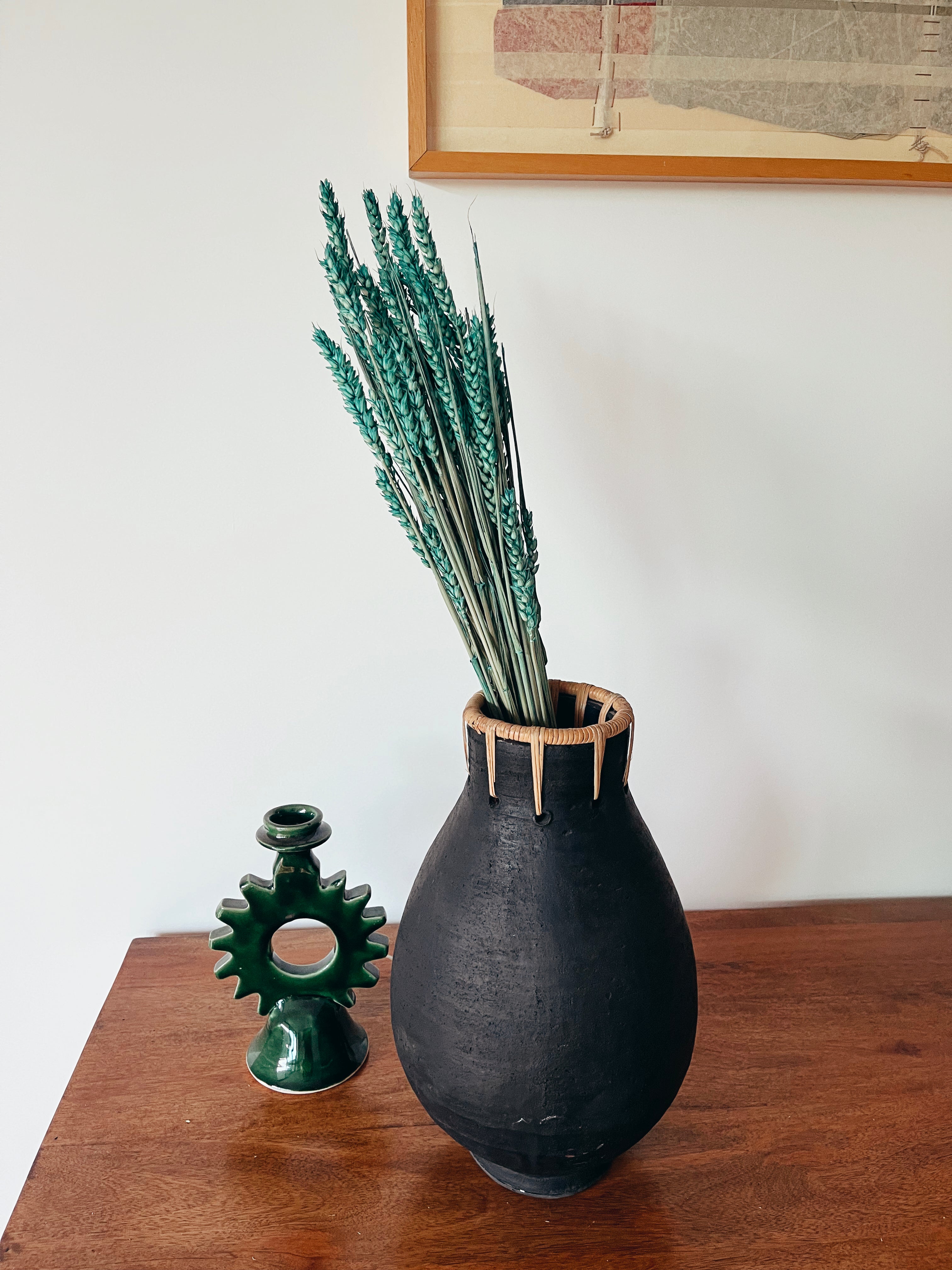 Flores Secas Trigo Verde