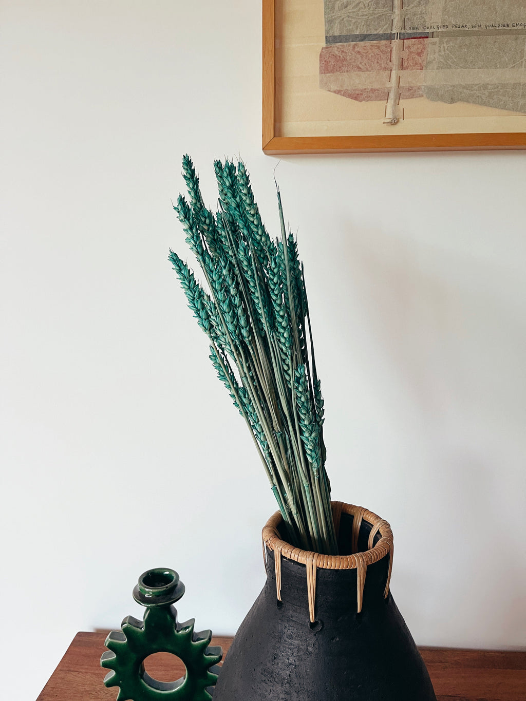 Dried Flowers Green Wheat