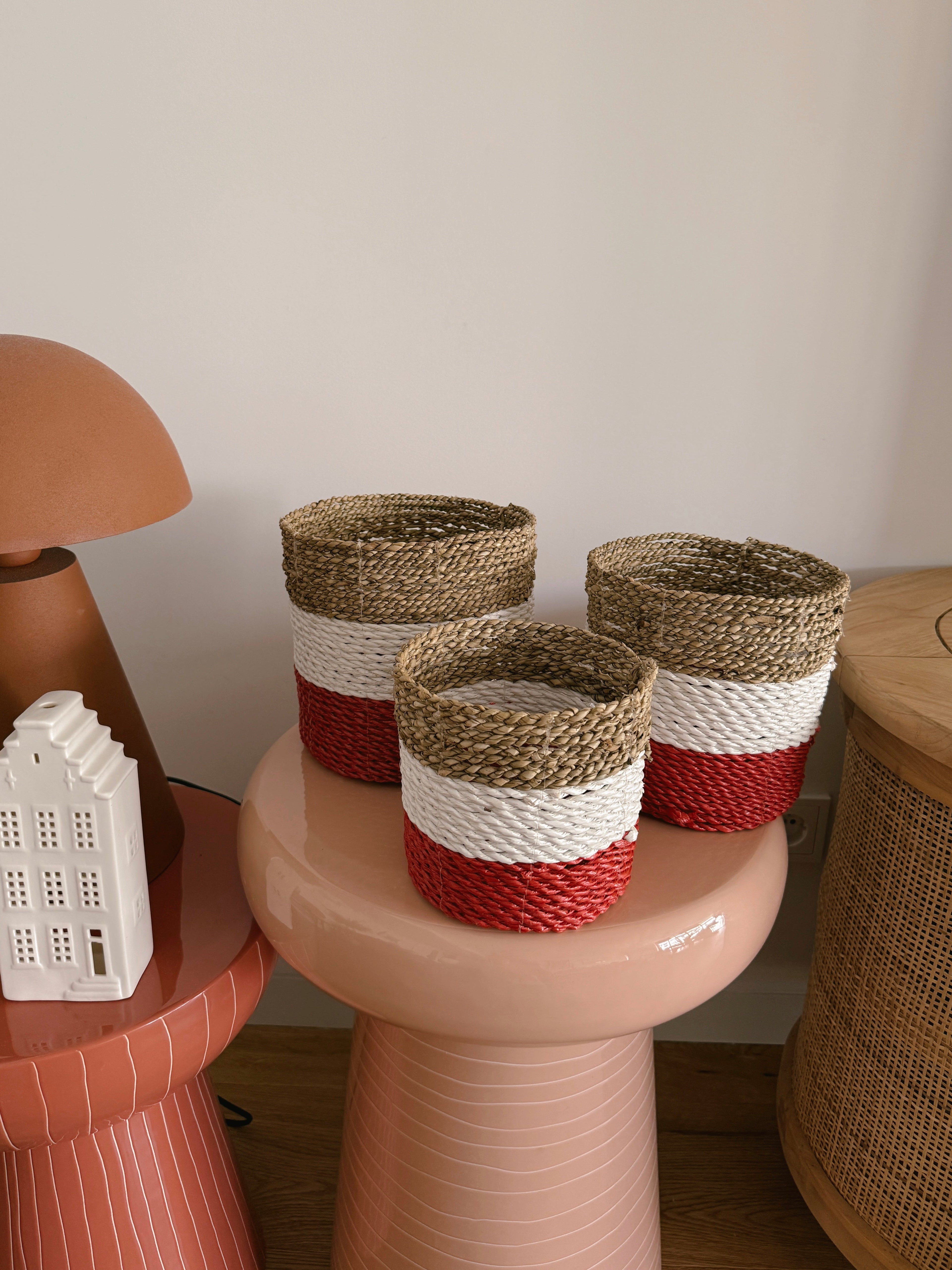 Cesto Asmara Vermelho