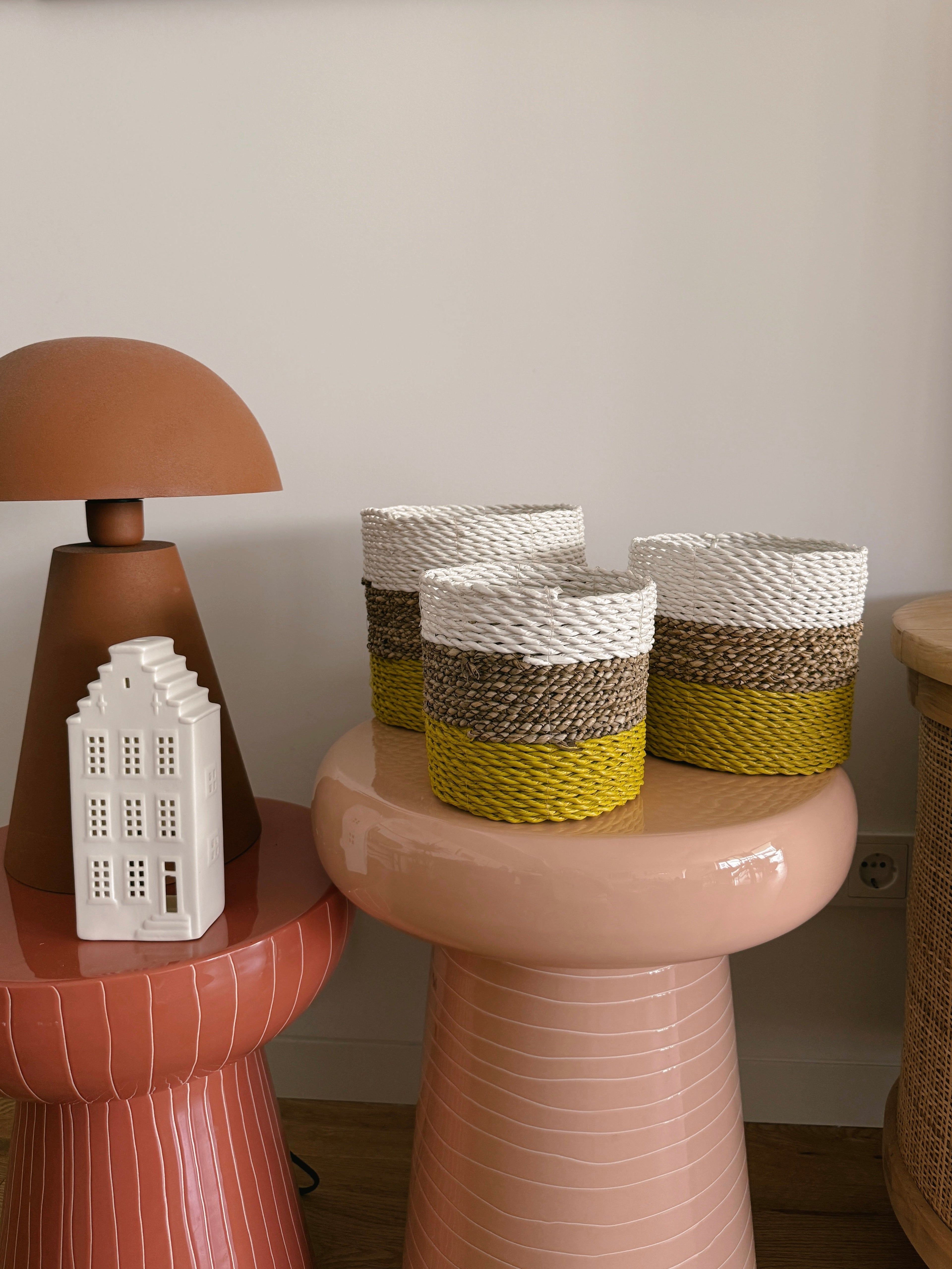 Cesto Asmara Amarelo