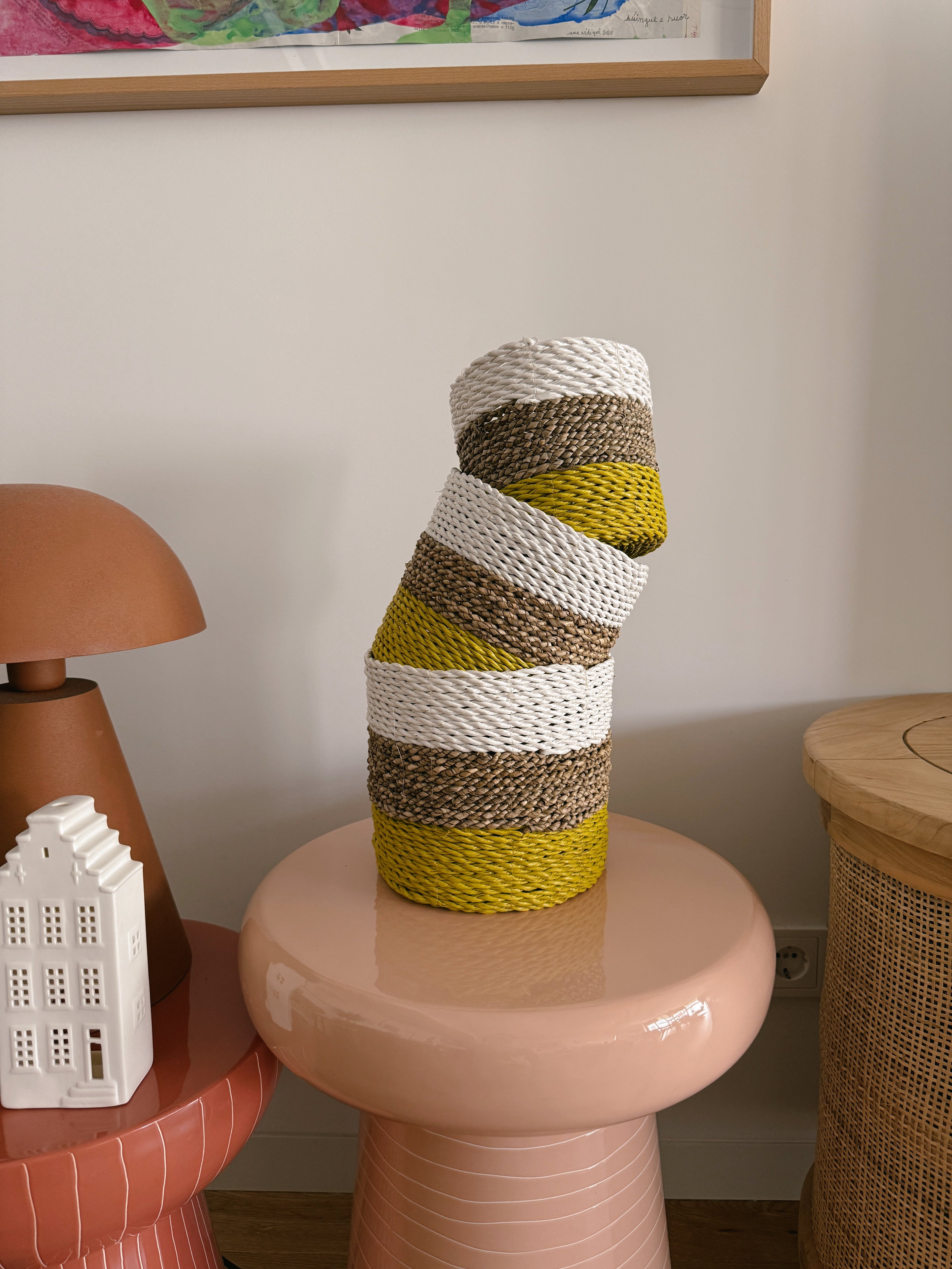 Cesto Asmara Amarelo