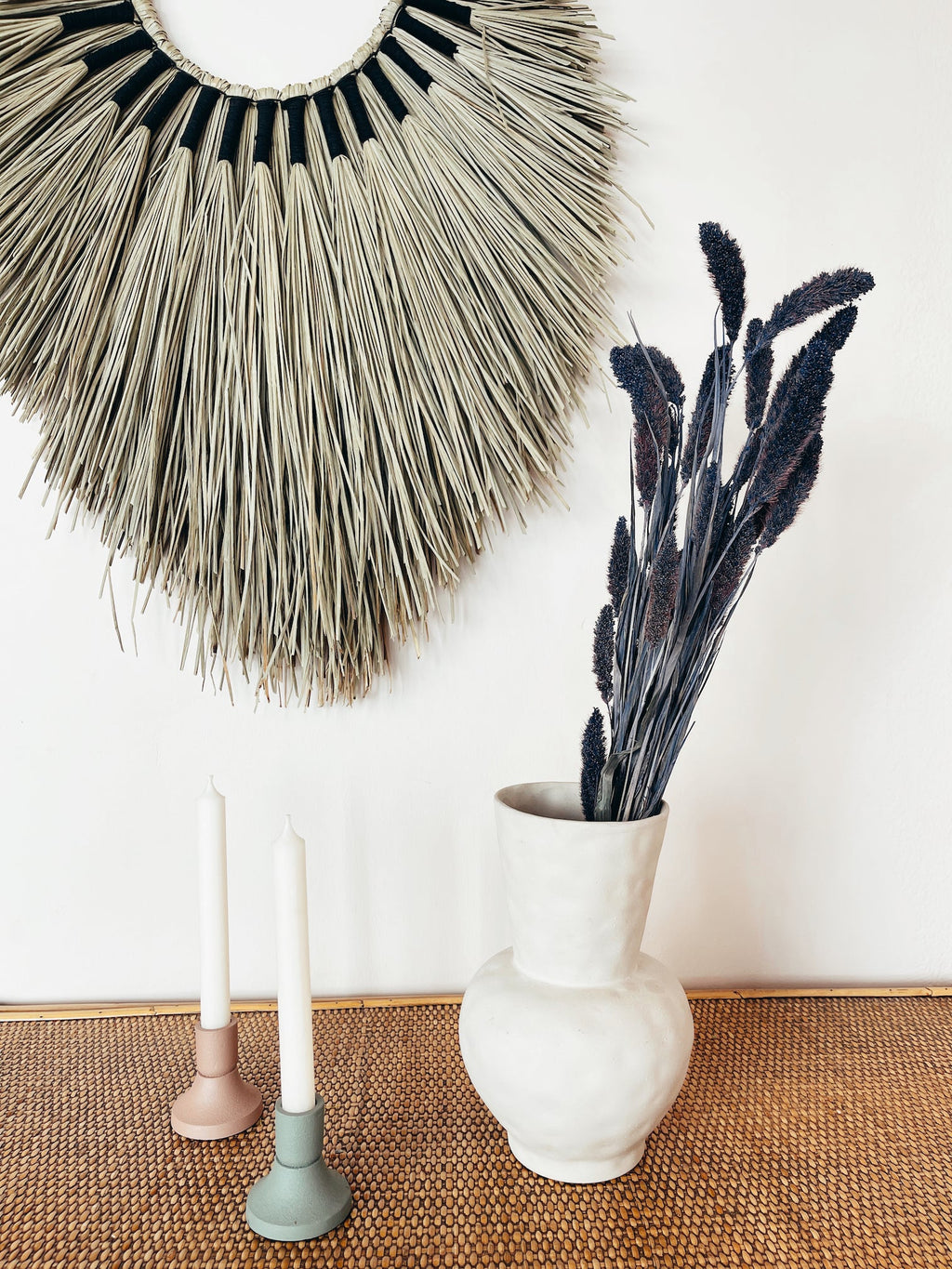 Dried Purple Setaria Flowers